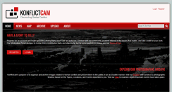 Desktop Screenshot of konflictcam.com